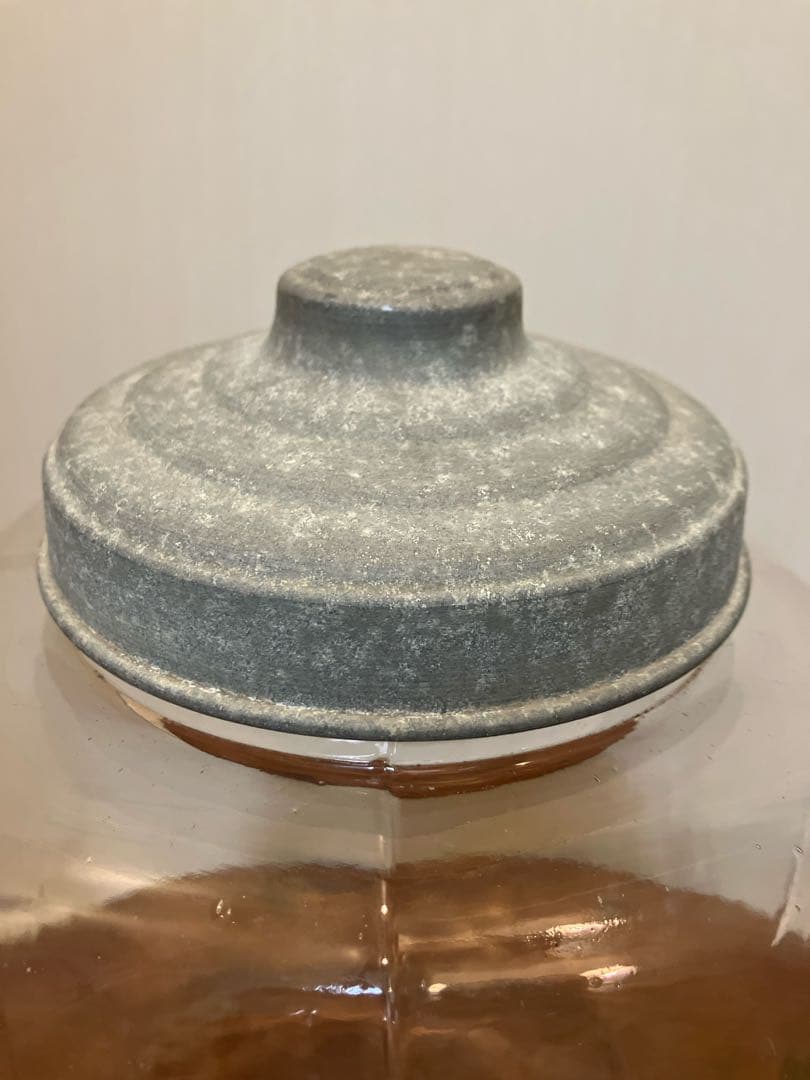 存在感抜群！アルミ開閉蓋付きの煙草陳列用ガラス瓶◇たばこ瓶◇昭和レトロ◇古道具