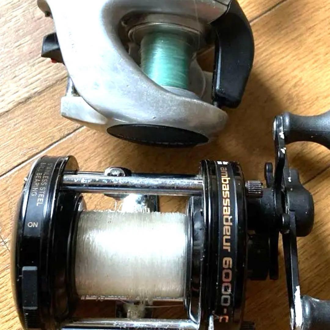 在庫確認しまするのでコメントから釣竿、リールアンバサダー6000ーc、s3000