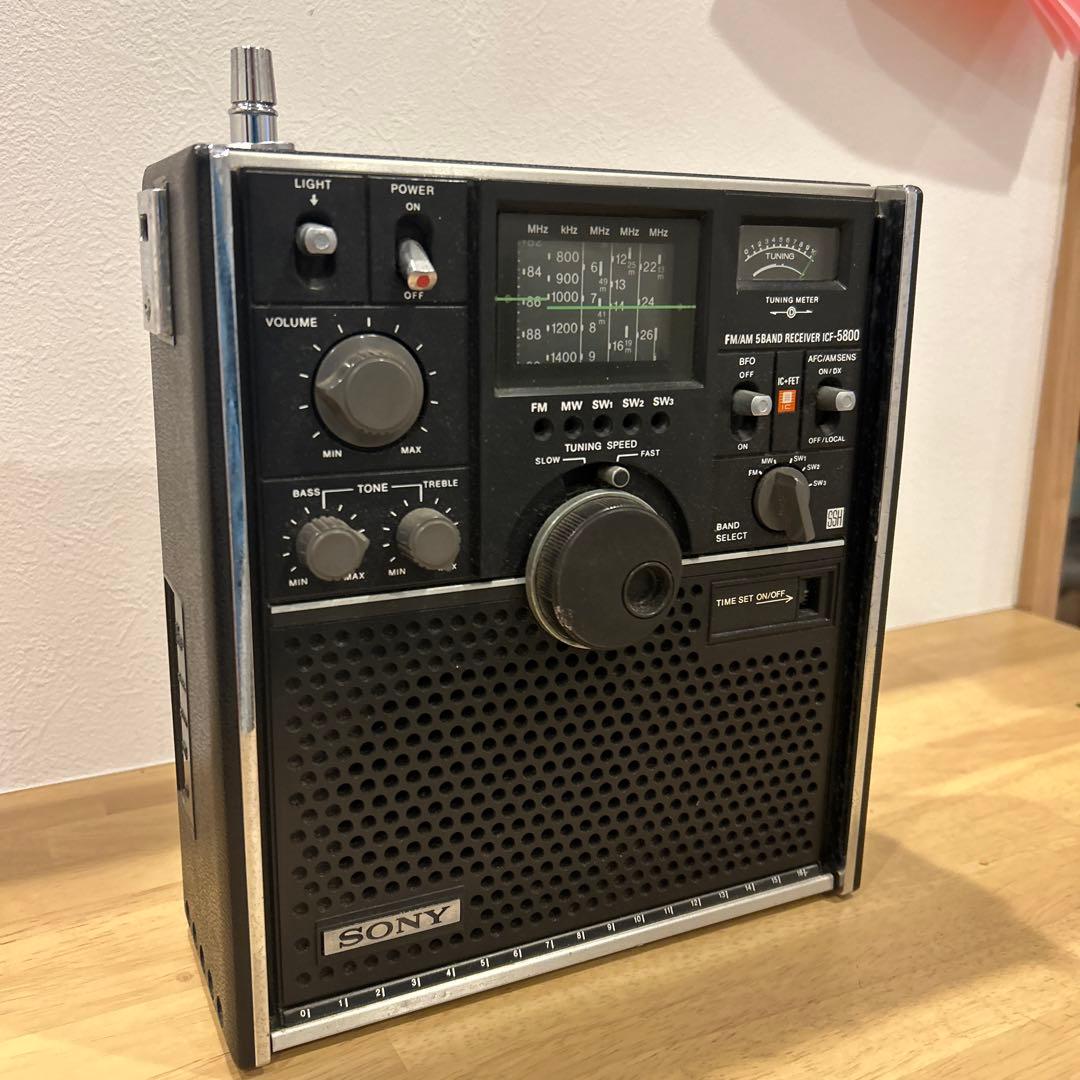 SONY ラジオ　ICF 5800