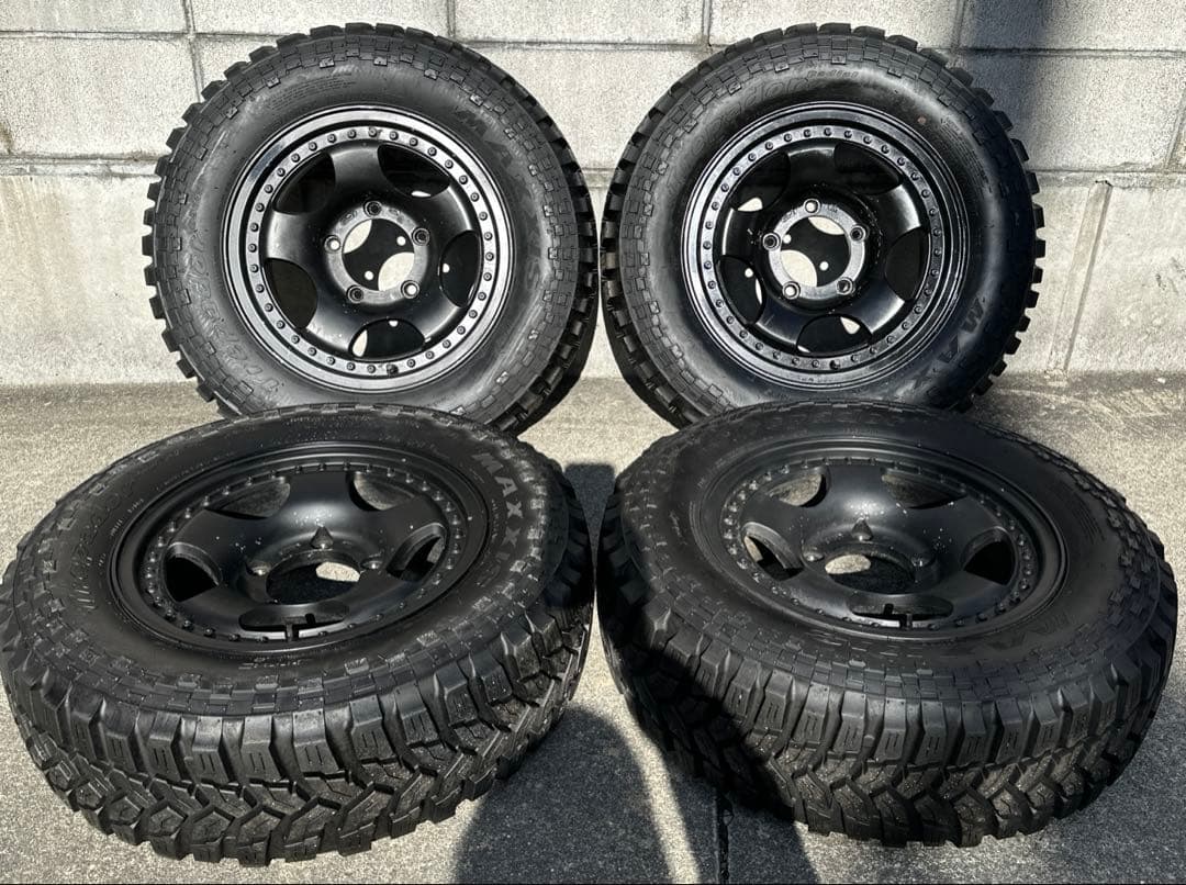 N*i様 ジムニー シエラ 6J オフセット0 PCD139 MAXXIS