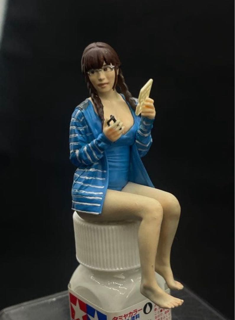 海辺ジオラマ台　プラマックス　東雲うみ　プラモデル　完成品　2体セット