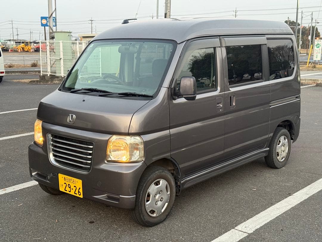 ★車検満タン2年★ ホンダ　バモス ホビオ　HM3★社外ナビ、ETC付★調子良好
