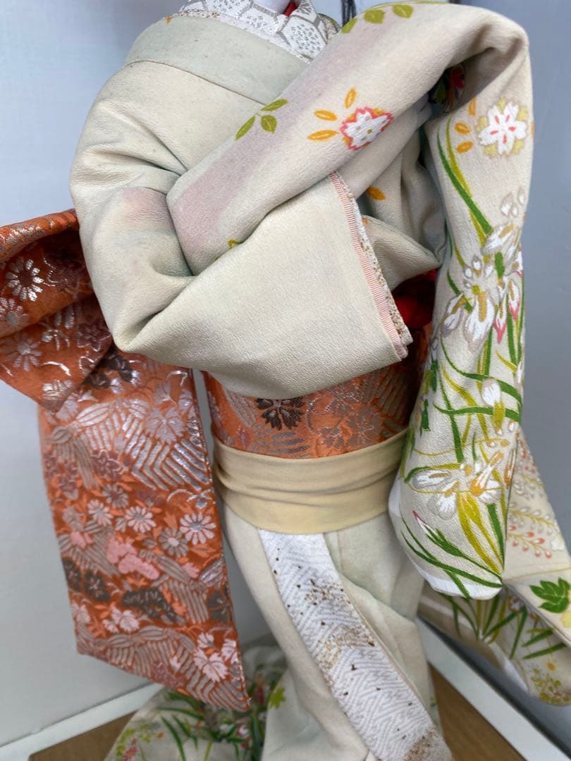 『手渡し限定』日本人形 ガラスケース付き　昭和レトロ