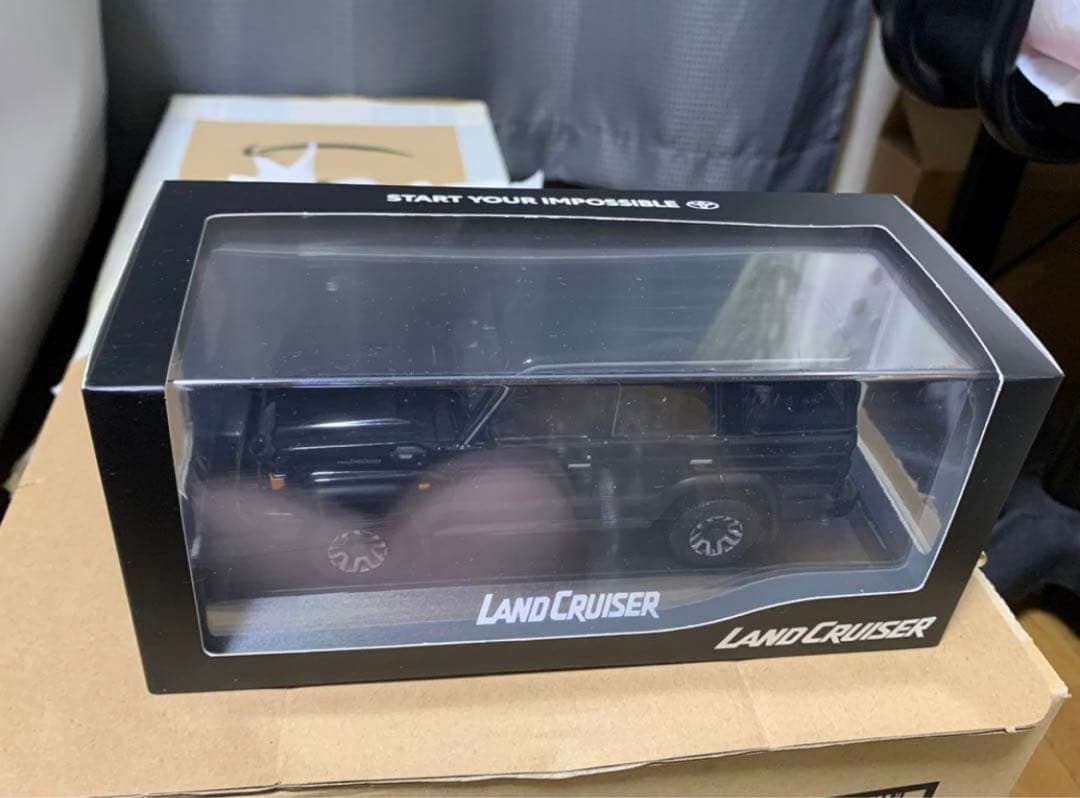 h*a様 ランドクルーザー70 ミニカー ブラック