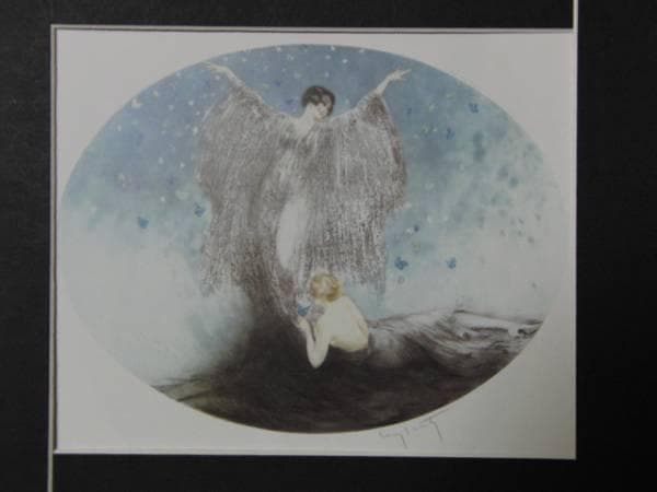 ルイ・イカール、「小さい蝶々」、豪華限定版画集画・定価１０万円/額付
