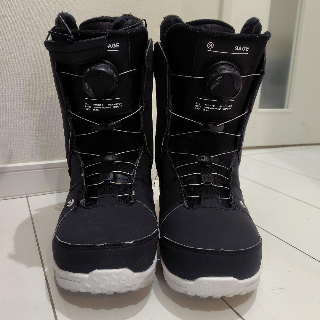 RIDE SAGE スノーボードブーツ ブラック　25cm