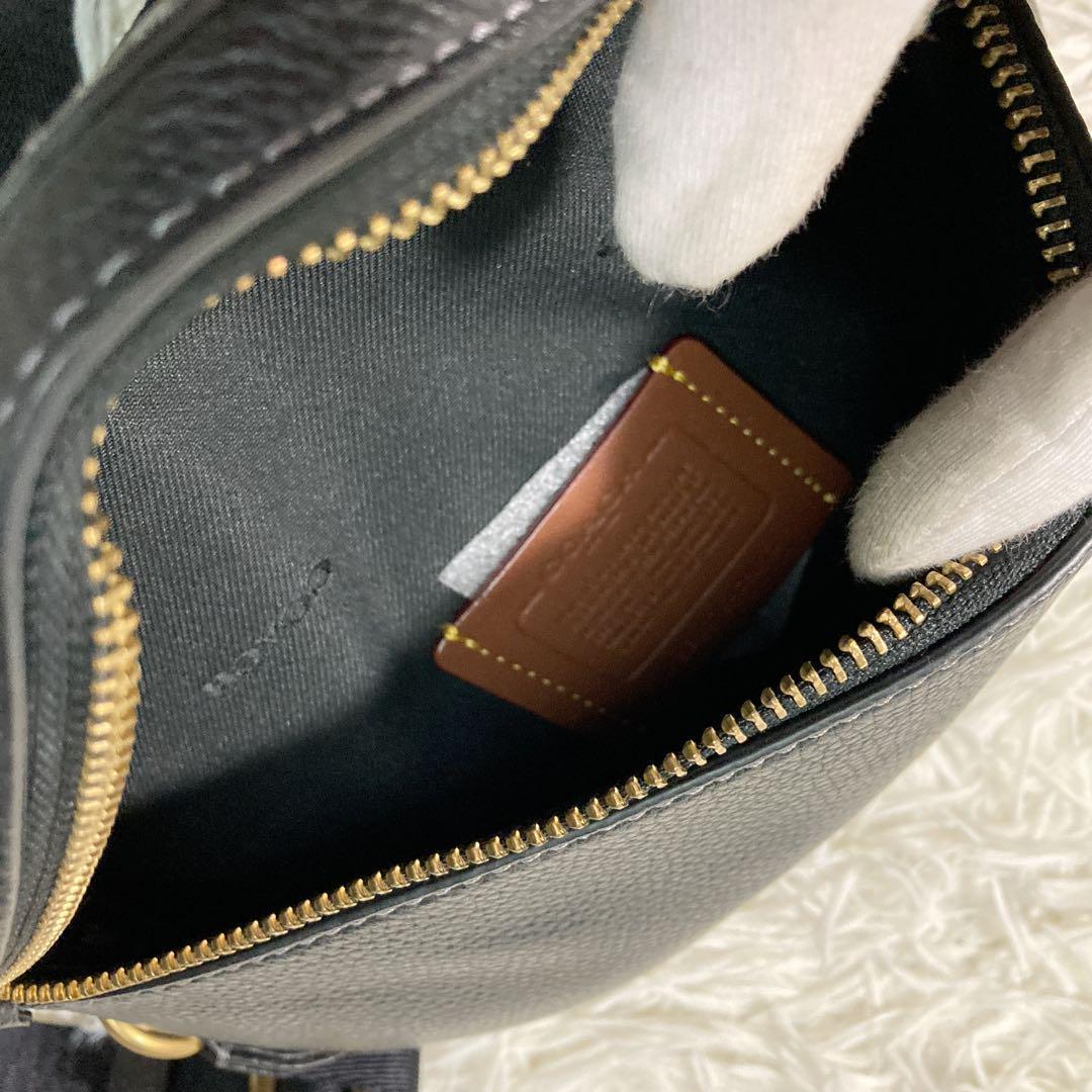 未使用保管品 コーチ ベサニー 黒 BETHANY BELT BAG CH813