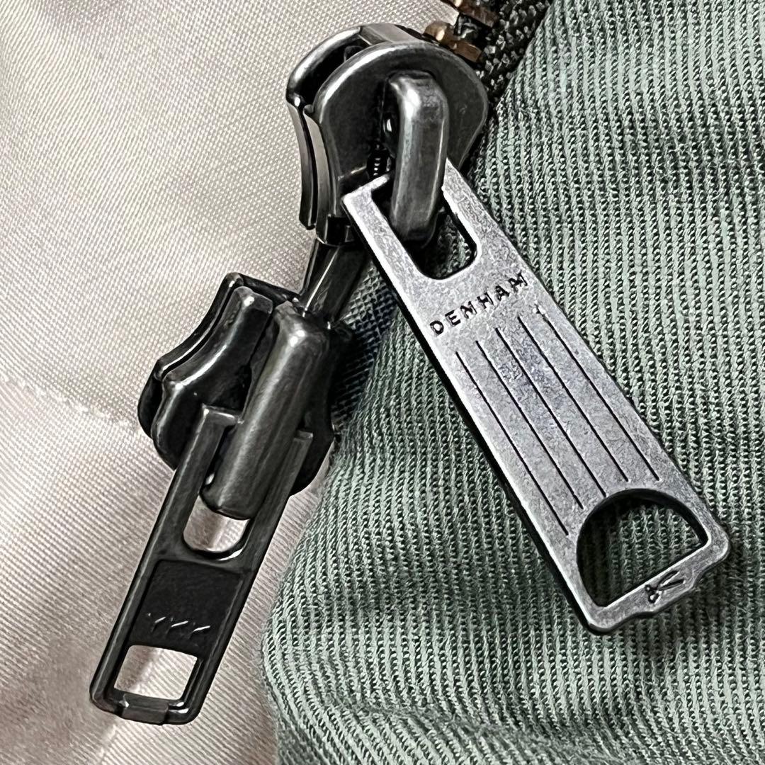 『デンハム』スウェディッシュアーミーフィールドコート フード脱着 キルティング