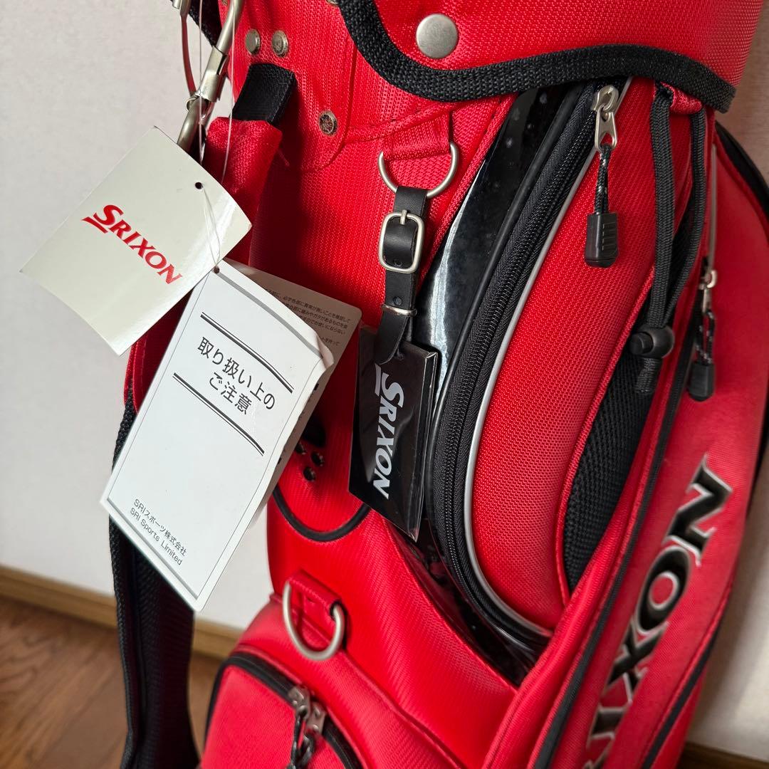 【未使用•長期保管】スリクソン Srixon キャディバッグ 赤