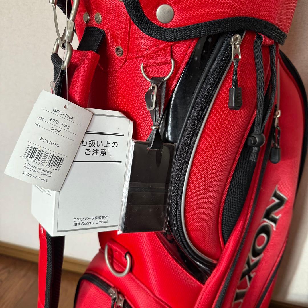【未使用•長期保管】スリクソン Srixon キャディバッグ 赤