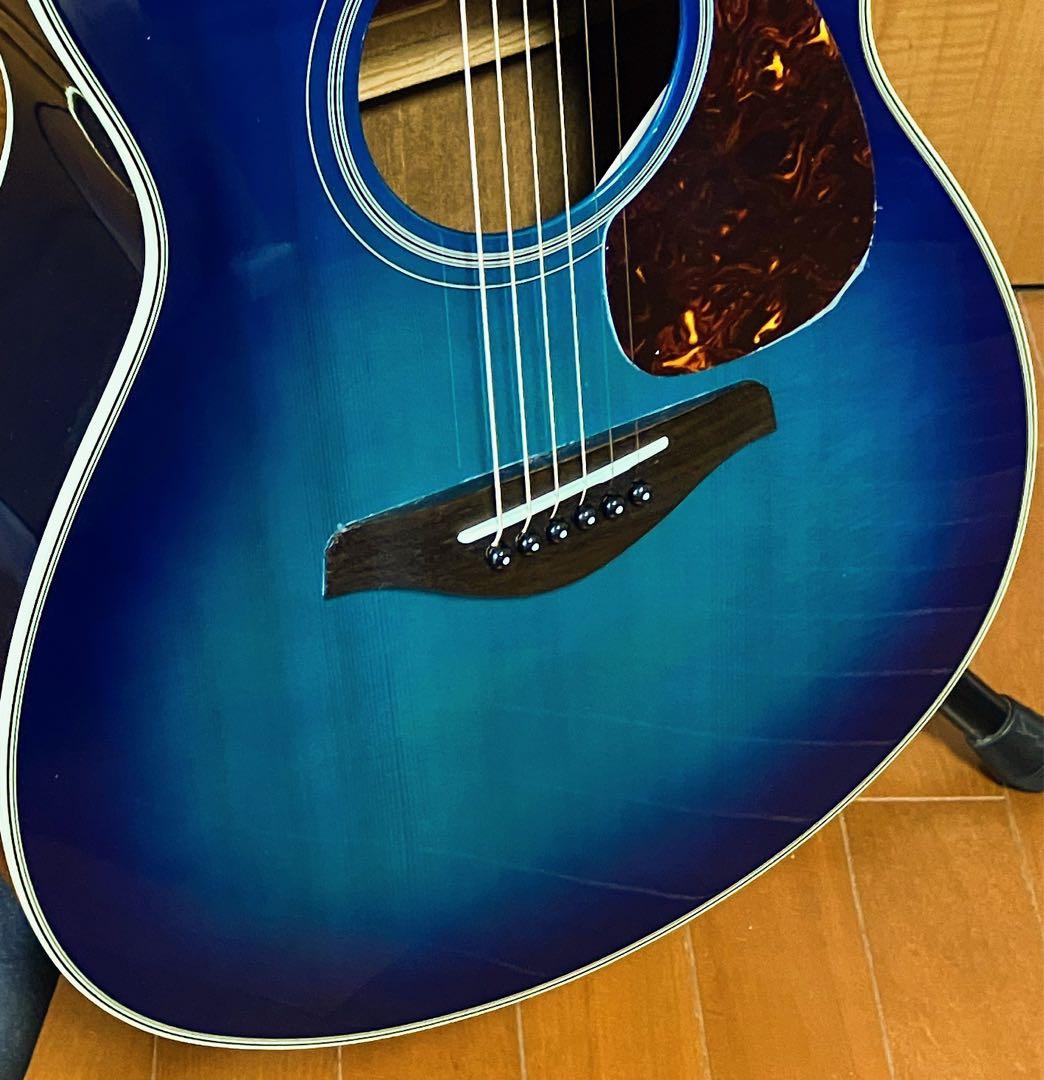 ★美品！YAMAHA FS720S CBA アコースティックギター 新品弦交換済