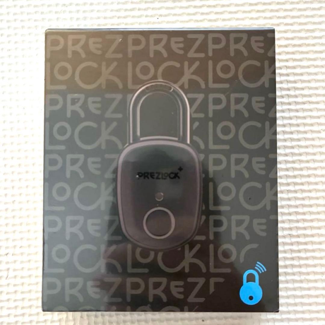 【新品】Prezlock 指紋認証 スマート南京錠 IP65 防水 アプリ連携