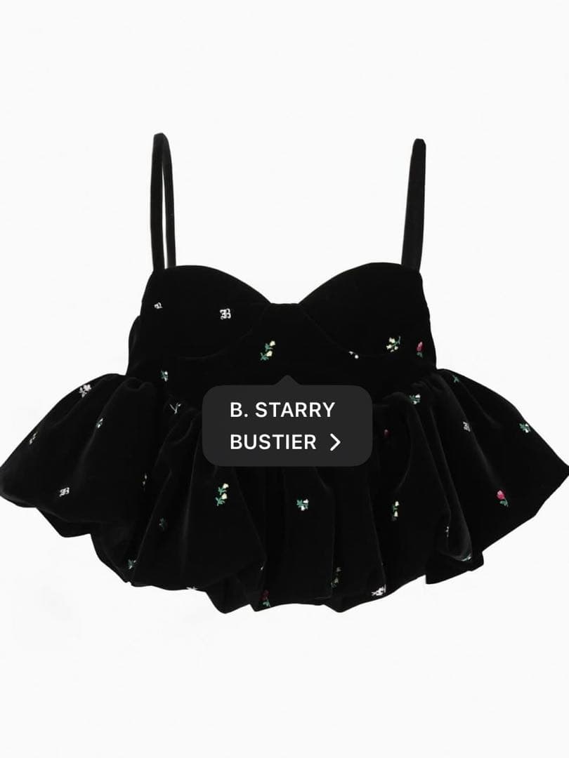 トップス Bibiy B.STARRY BUSTIER