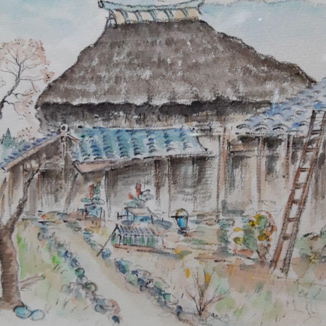 林与三郎画伯　水彩画