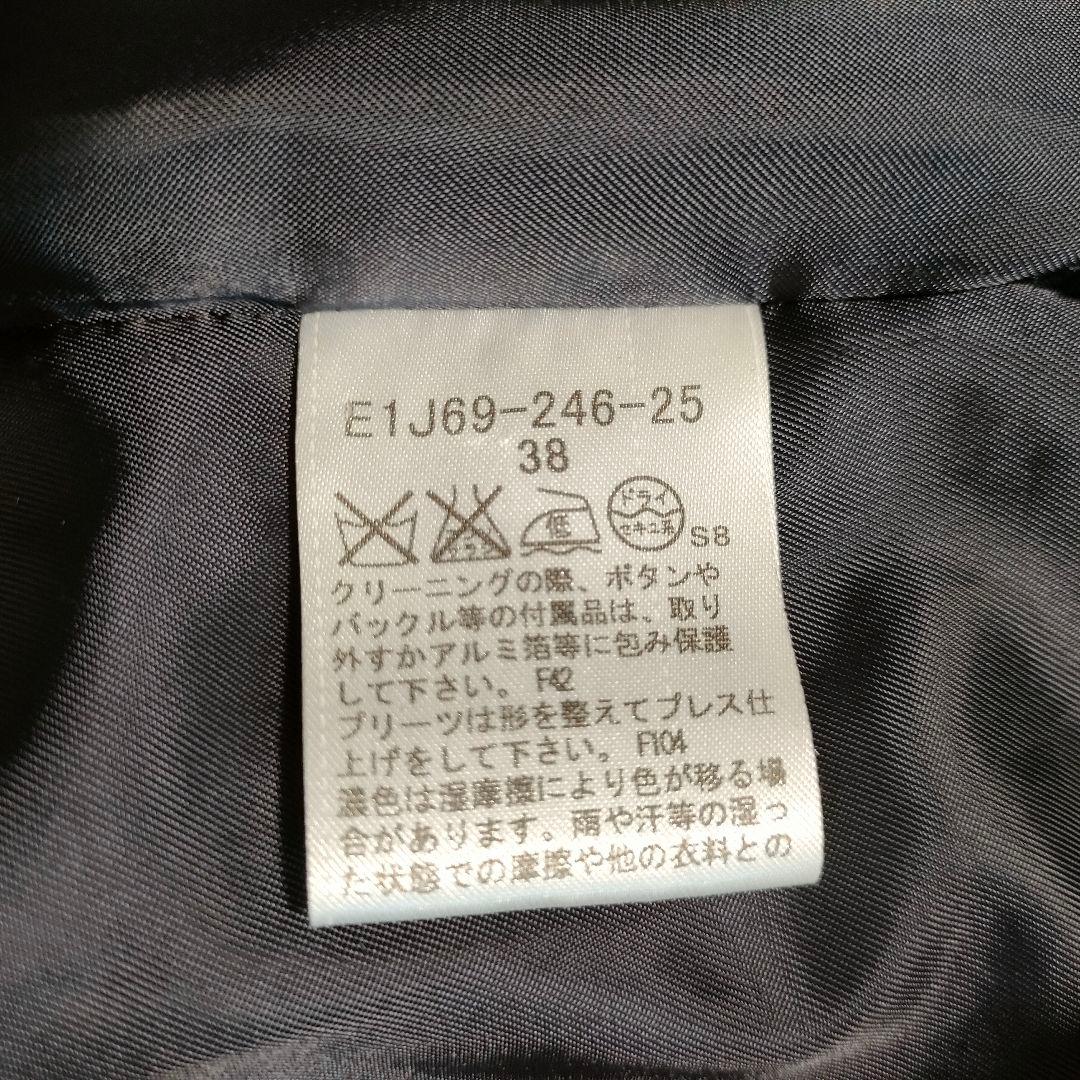 極美品✨バーバリーブルーレーベル ミニワンピース ホース刺繍 チェック プリーツ