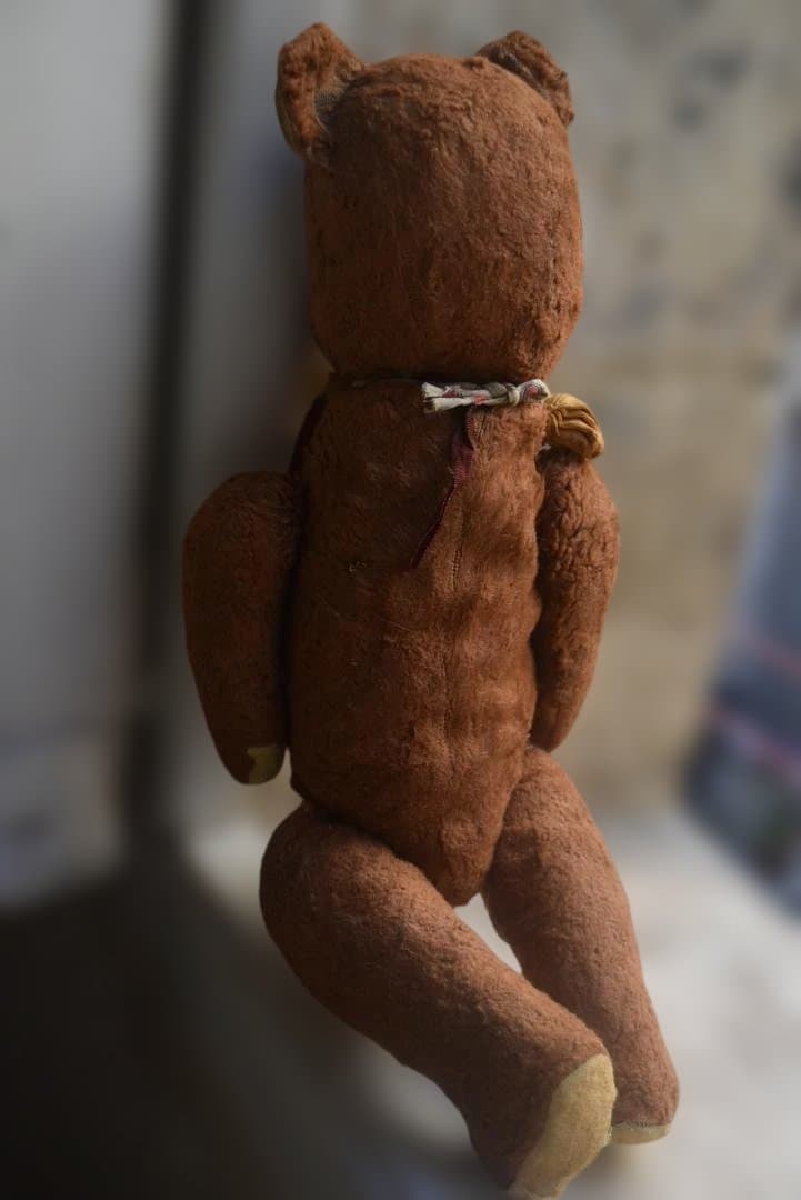 フランスアンティーク　とぼけた可愛いテディベア　熊ぬいぐるみ