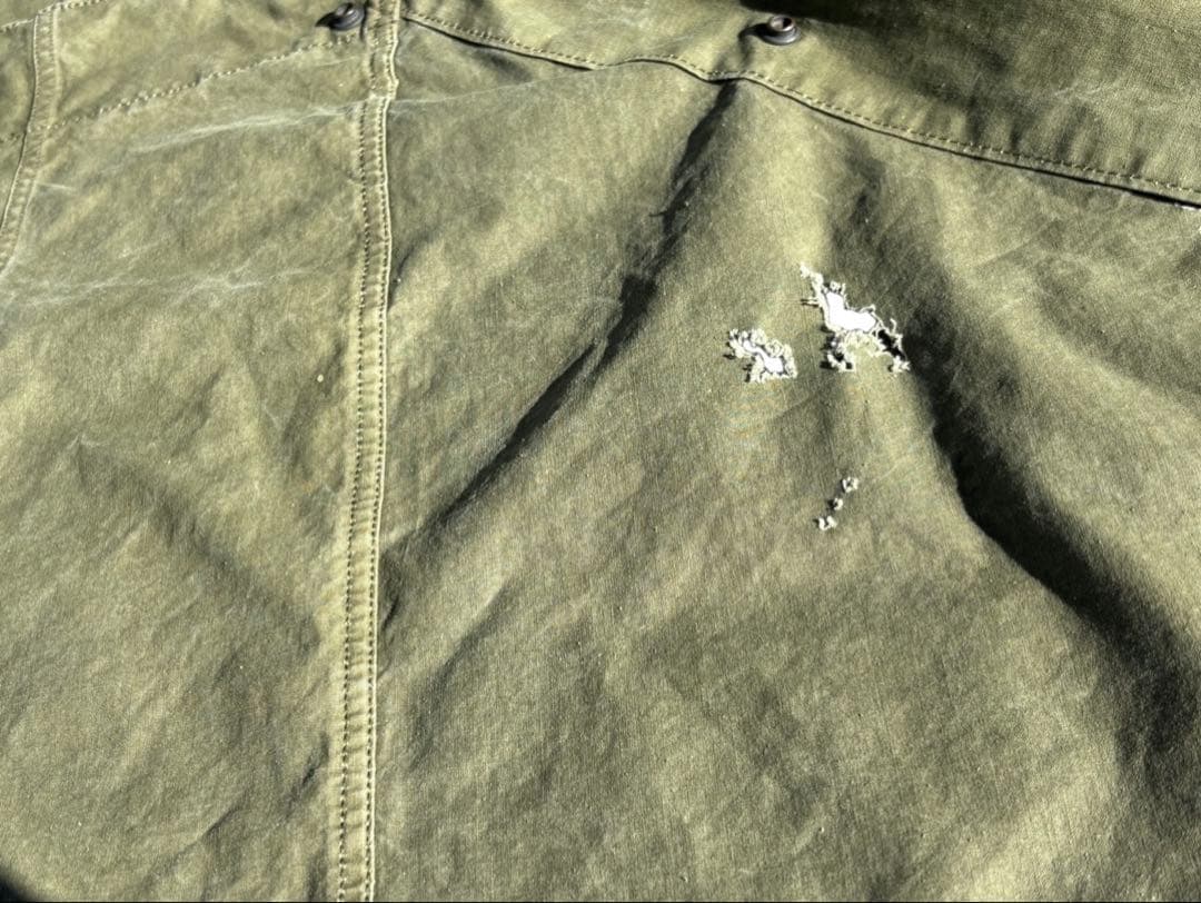 希少 62〜64年 USARMY US パップテント 軍幕 生地 アメリカ軍