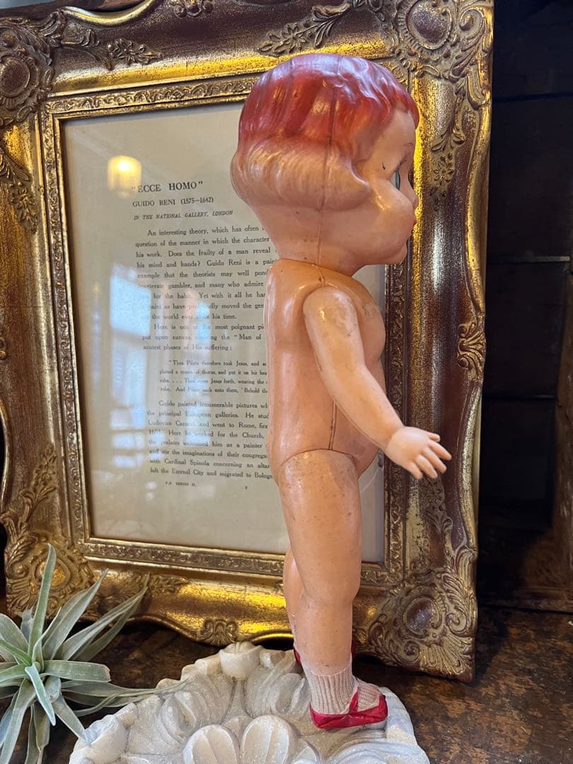 アンティーク　レトロ　セルロイド　人形　女の子D 抱き人形　着せ替え人形