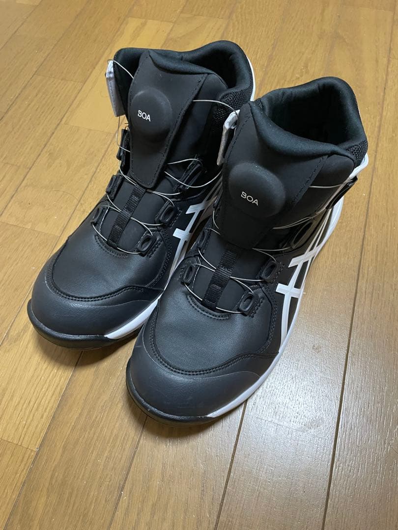 ASICS BOAシステム安全靴 ブラック/ホワイト