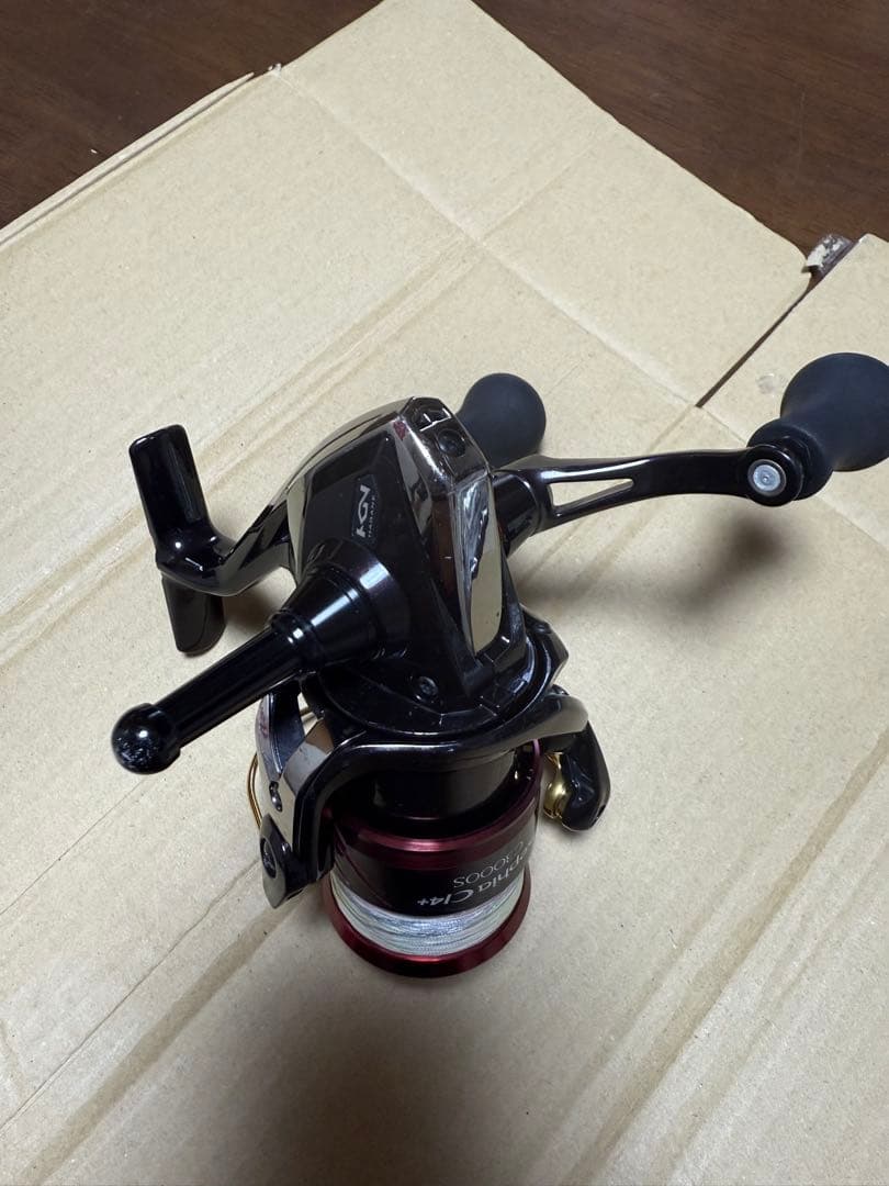 17セフィアCI4+ C3000SDH エギング ダブルハンドル　peライン付