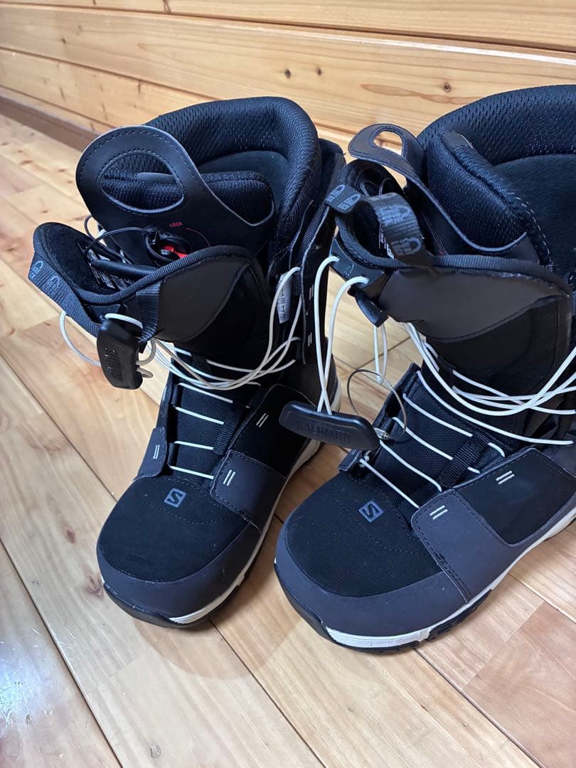 SALOMON ブーツ ブラック　25cm スノボ　24 23.5 サロモン