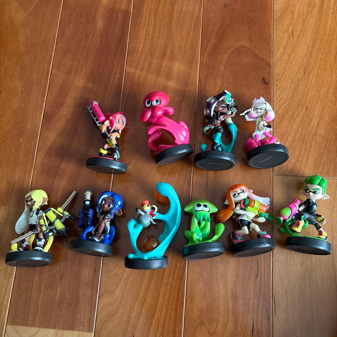 スプラトゥーン amiibo アミーボ 10体 まとめ売り