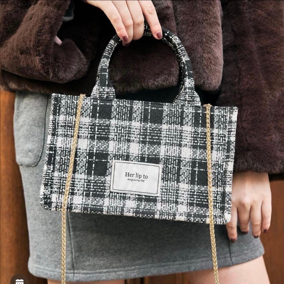 極美品 herlipto Tuileries Tote Bag トートバッグ