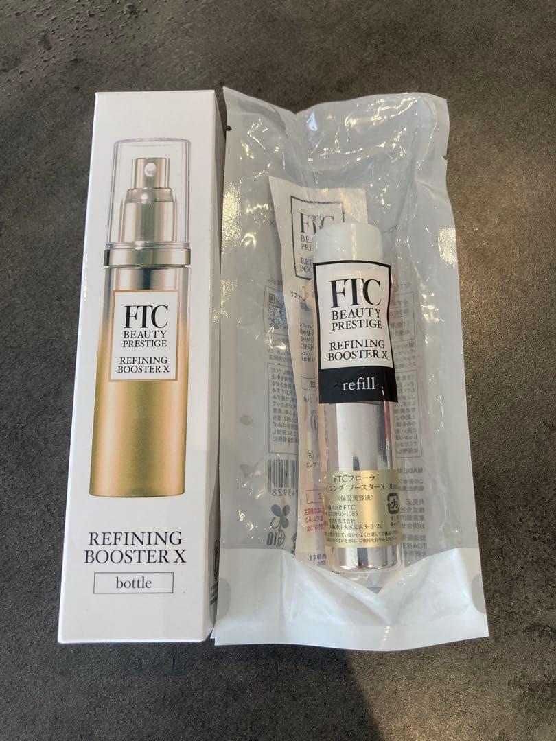 【新品未使用】FTC フローラ リファイニングブースター X 容器レフィルセット