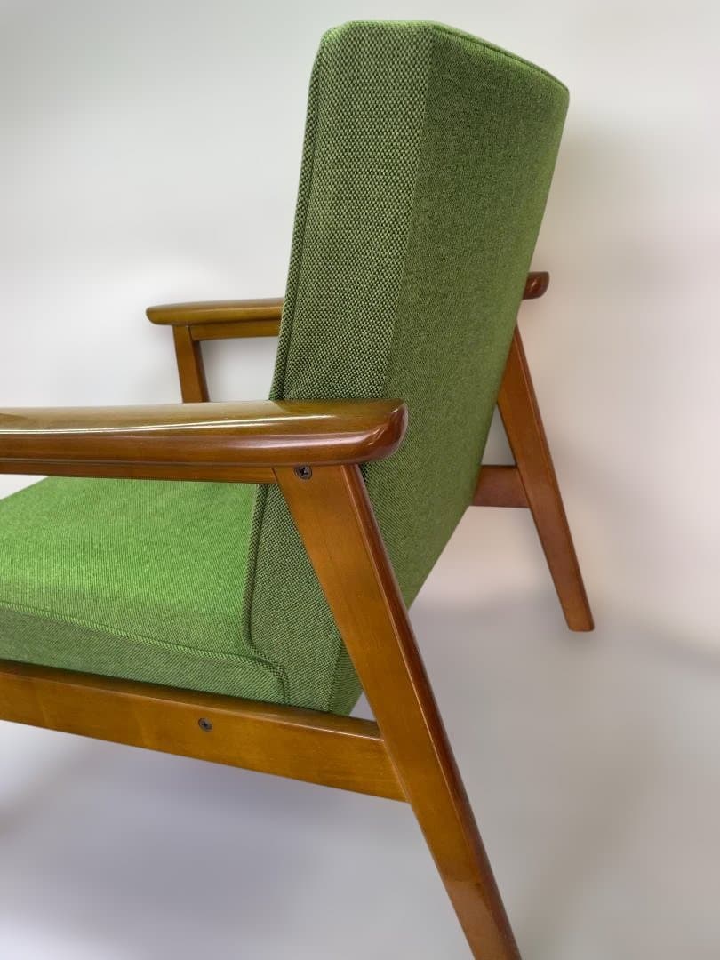 カリモク60 Kチェア タープグリーン 1シーター 　　12c91