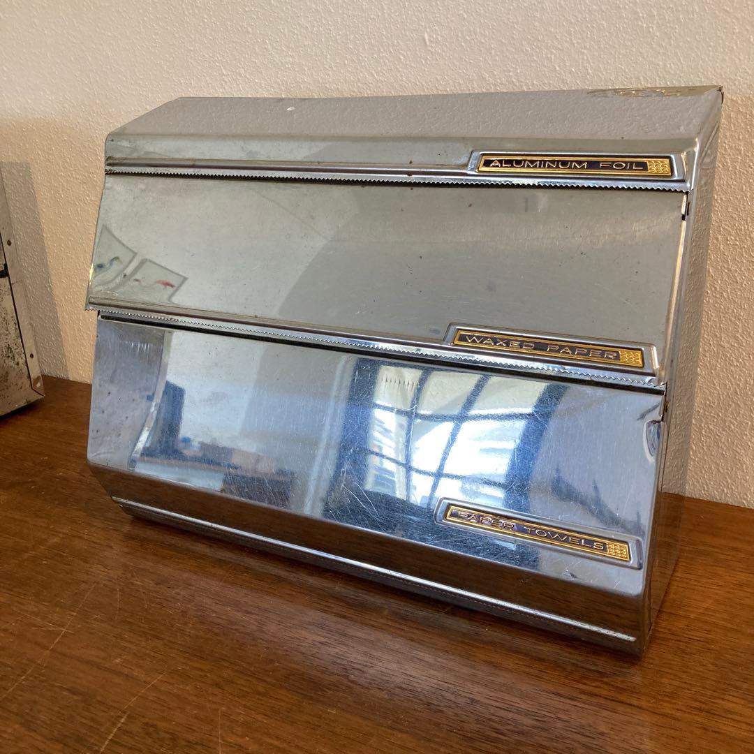 J*l様 アメリカビンテージ　金属製キャニスター・ペーパーホルダーセット