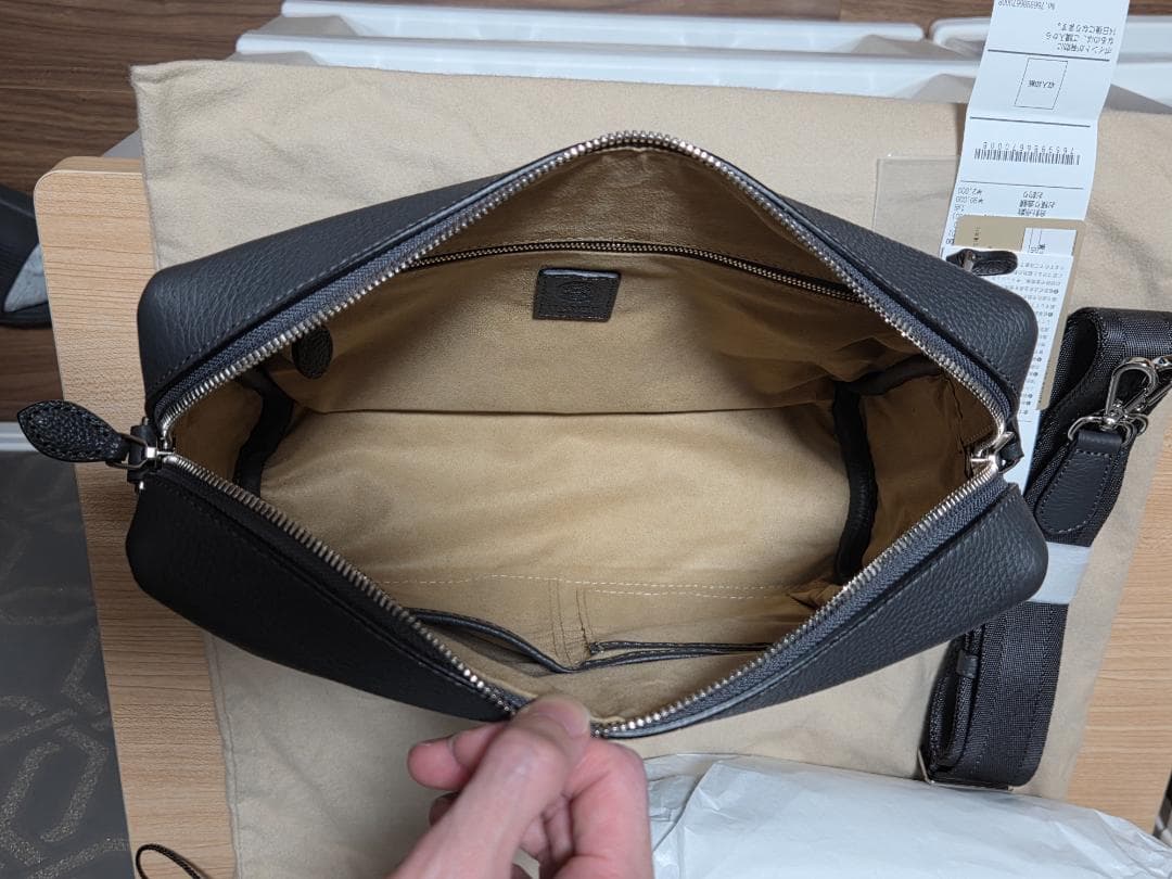 GANZO ガンゾ N POLO(エヌポロ) ショルダーバッグ グレー