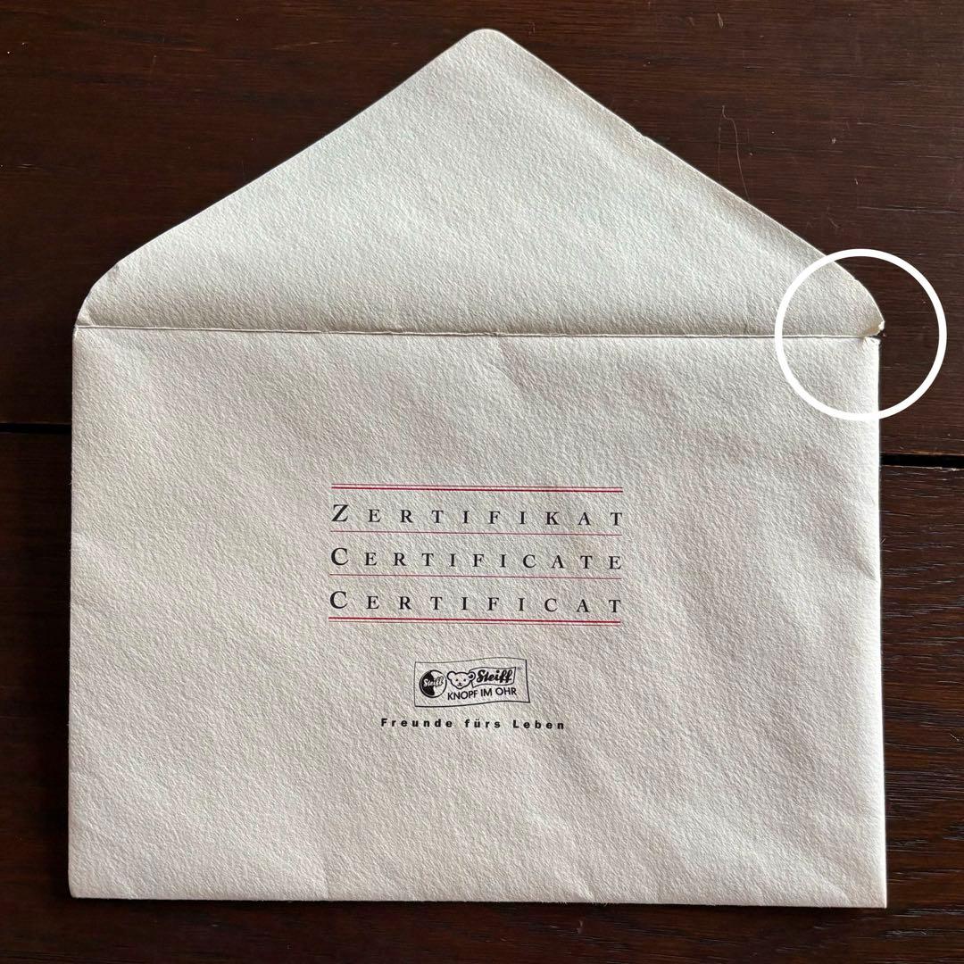 シュタイフ 100周年記念 センテナリーテディベア2002 限定品 グロウラー