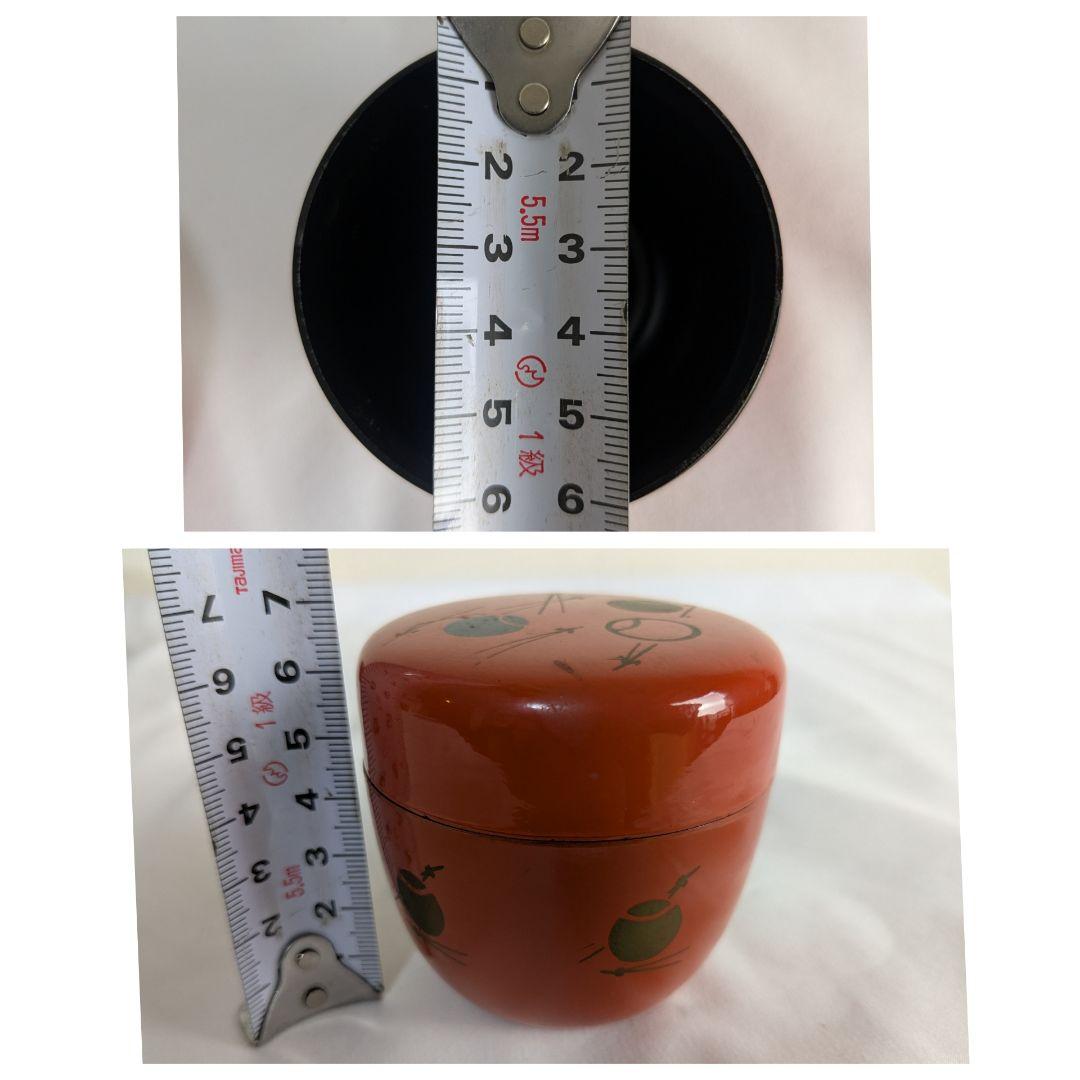 茶道具 棗 蒔絵 9点 まとめ売り 黒 赤 朱色