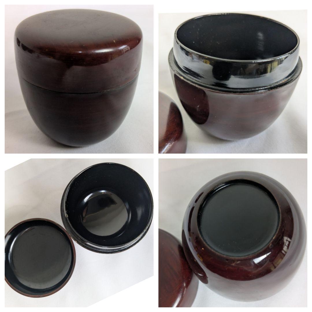 茶道具 棗 蒔絵 9点 まとめ売り 黒 赤 朱色