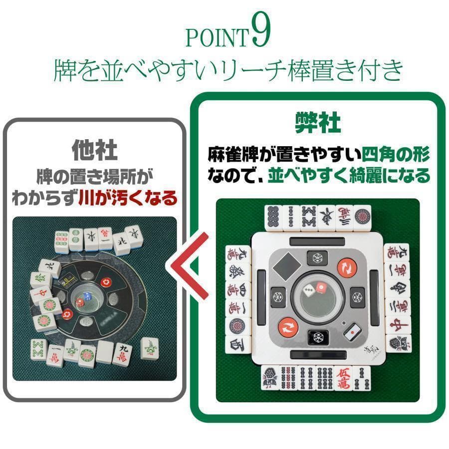 R2126全自動麻雀卓 家庭用折りたたみ 麻雀卓 全自動卓33mm ブラック