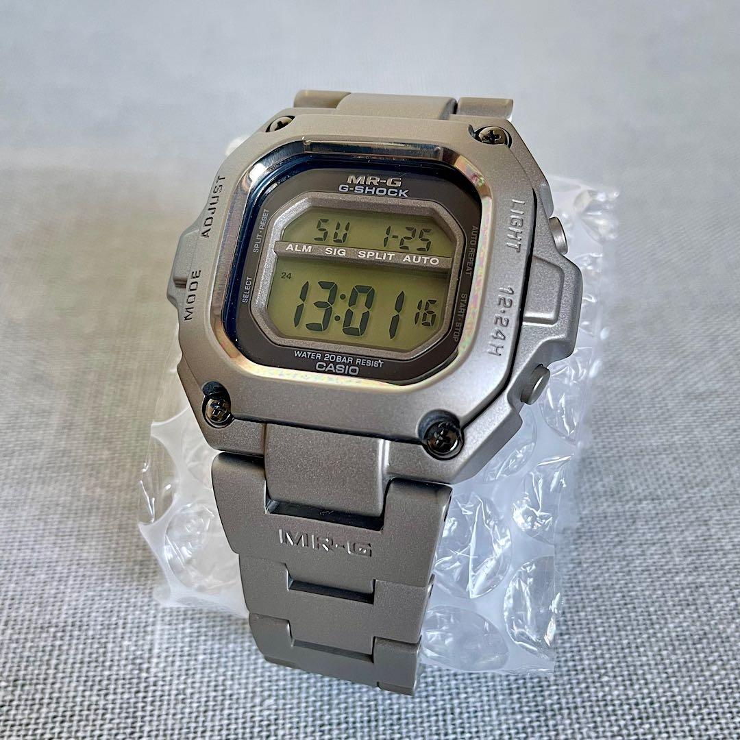 【新品電池／美品】カシオ G-SHOCK MRG-110TBN-2 ブルーノート