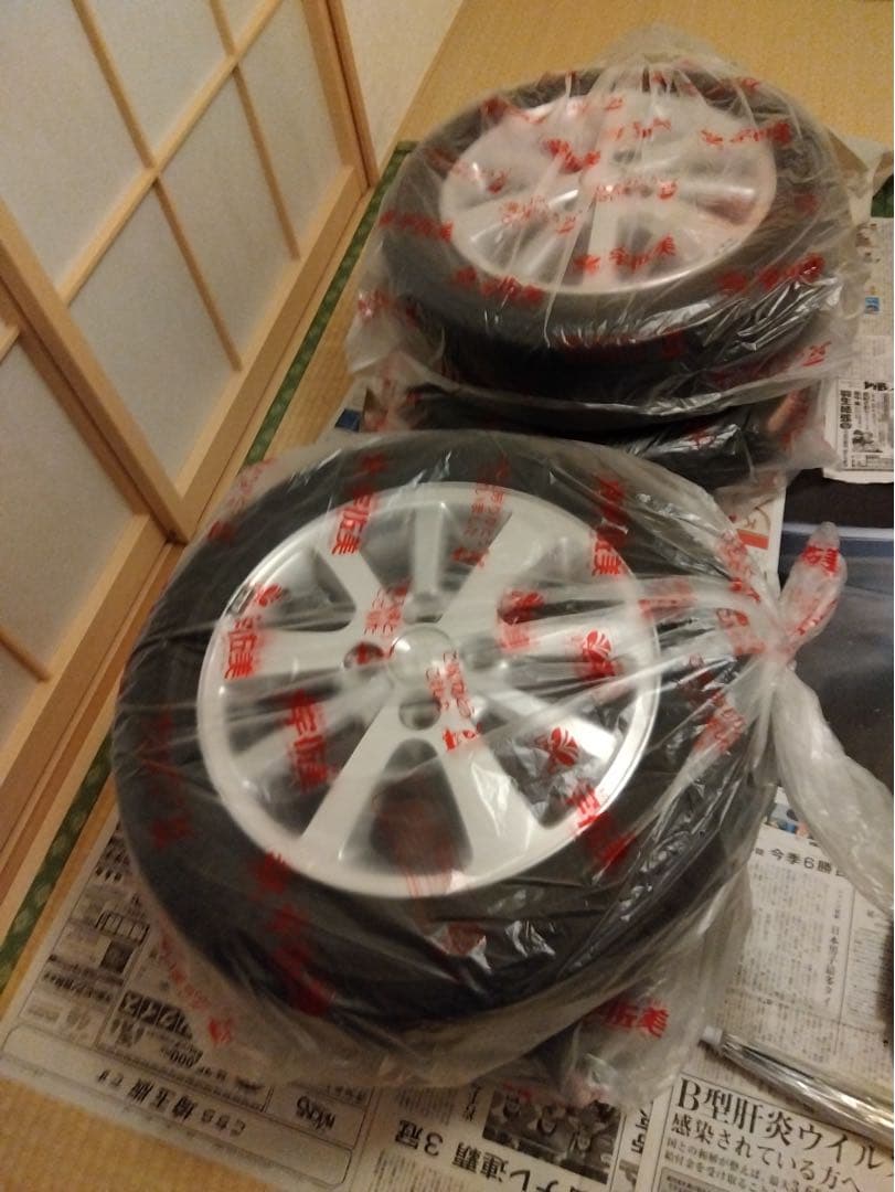 スズキ エブリイワゴン 純正タイヤホイールセット