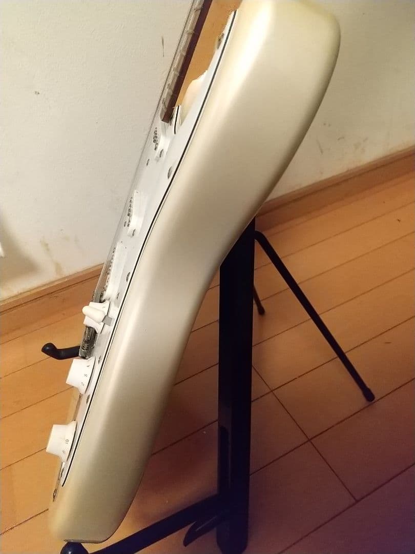 ARIA STG-series エレキギター/パールホワイト/訳あり 調整済み