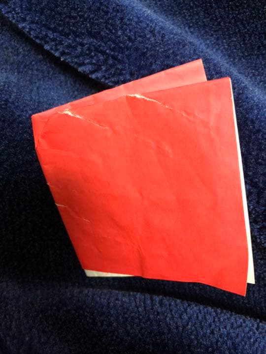 うちのソファから出てきた見覚えのない折り紙