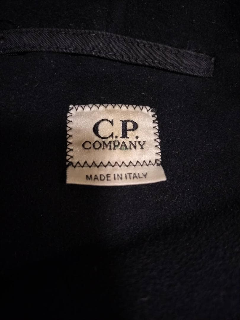 ★90-00　年代　レア　CP COMPANY イタリア製　古着コート　黒　50