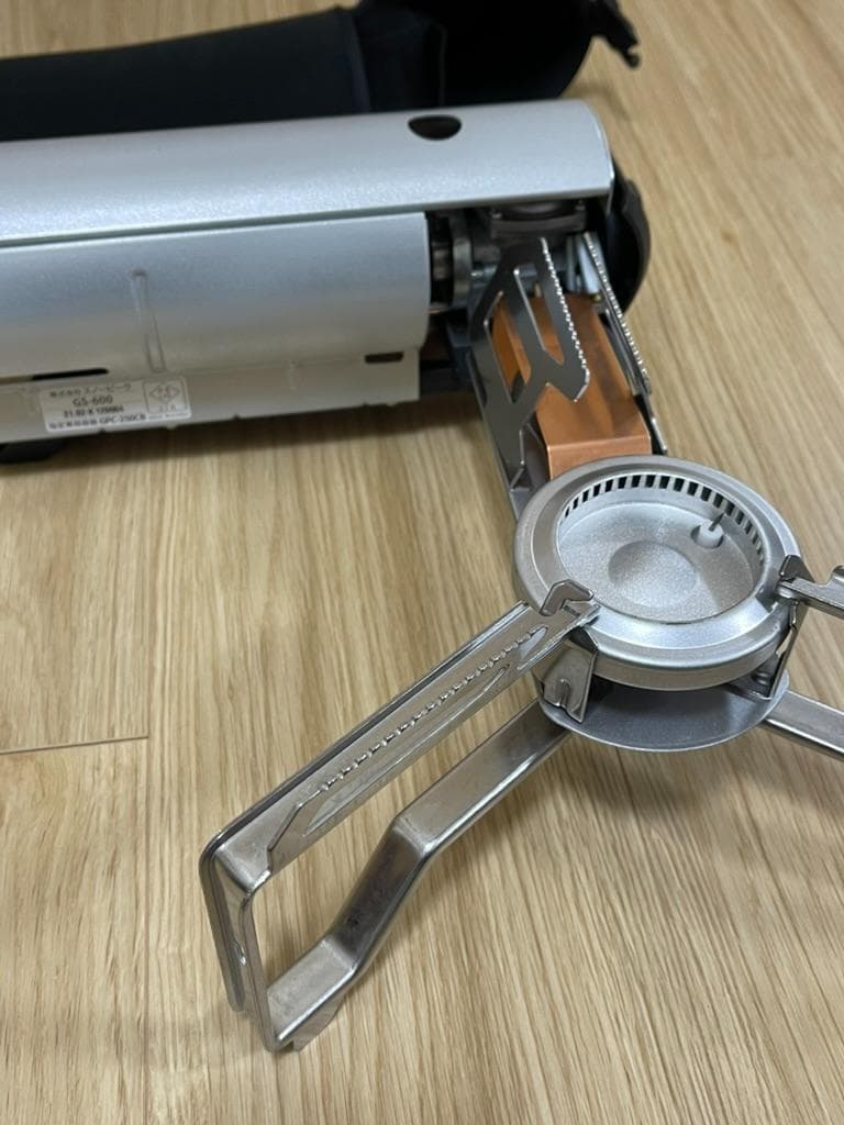「未使用」希少専用ケース付スノーピーク アウトドアGS-600 カセットコンロ