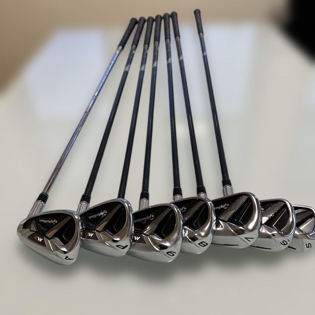 テーラメイドＭ2アイアンセット 5番〜Ａ7本セット