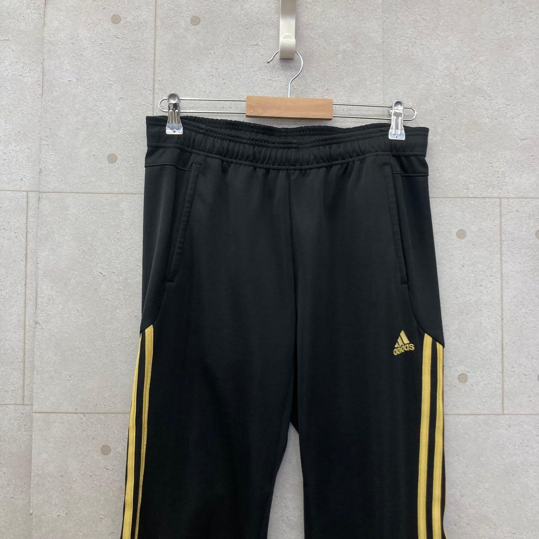 adidas アディダス ジャージ 上下セットアップ M 黒 金