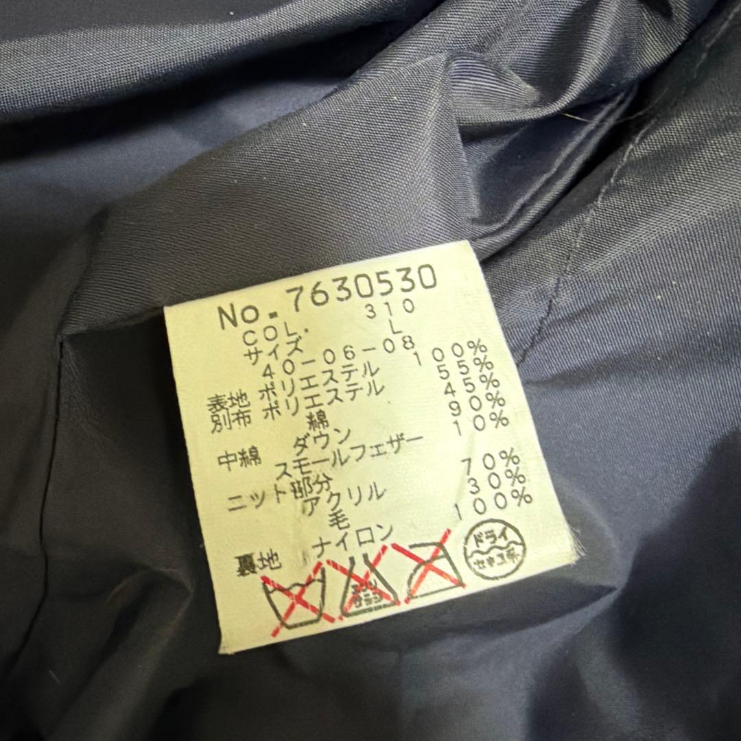 希少 SINA COVA ダウンジャケット ホワイ トシナコバ L