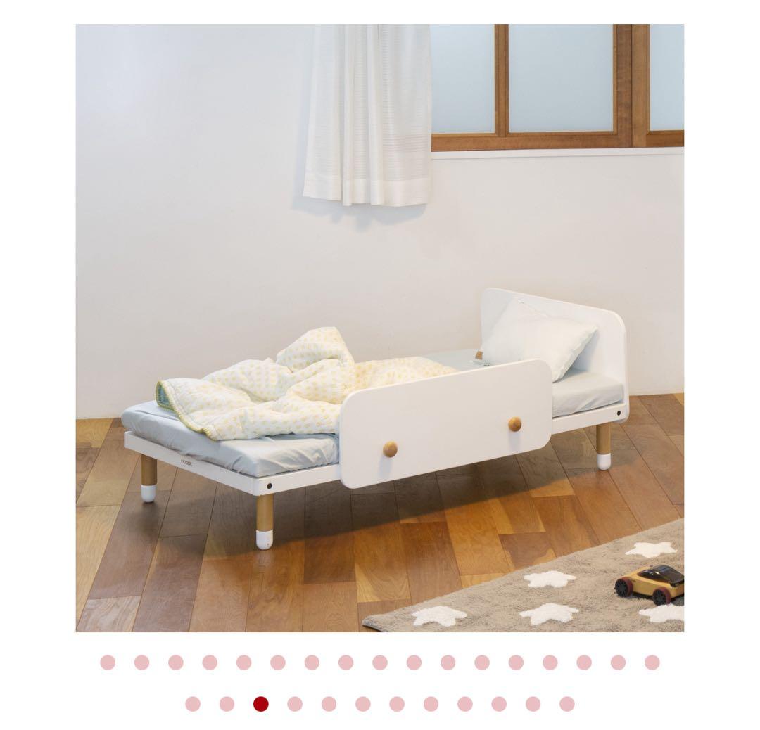 延長ボード付★HOPPLE BEBEDキッズベッド