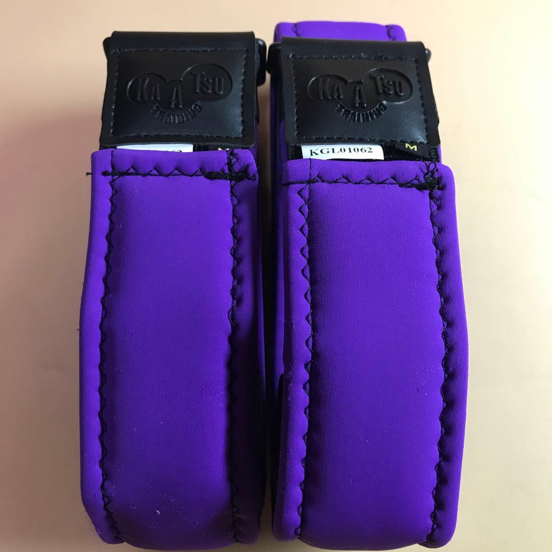 加圧　ウェルエイジングベルト　純正　筋力アップくん　脚用 2本　紫　Ｍサイズ