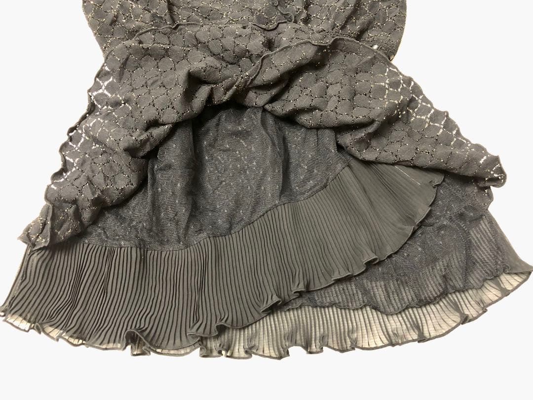 希少axes femmeレース付きフリル黒キャミソール　リズリサ姫系