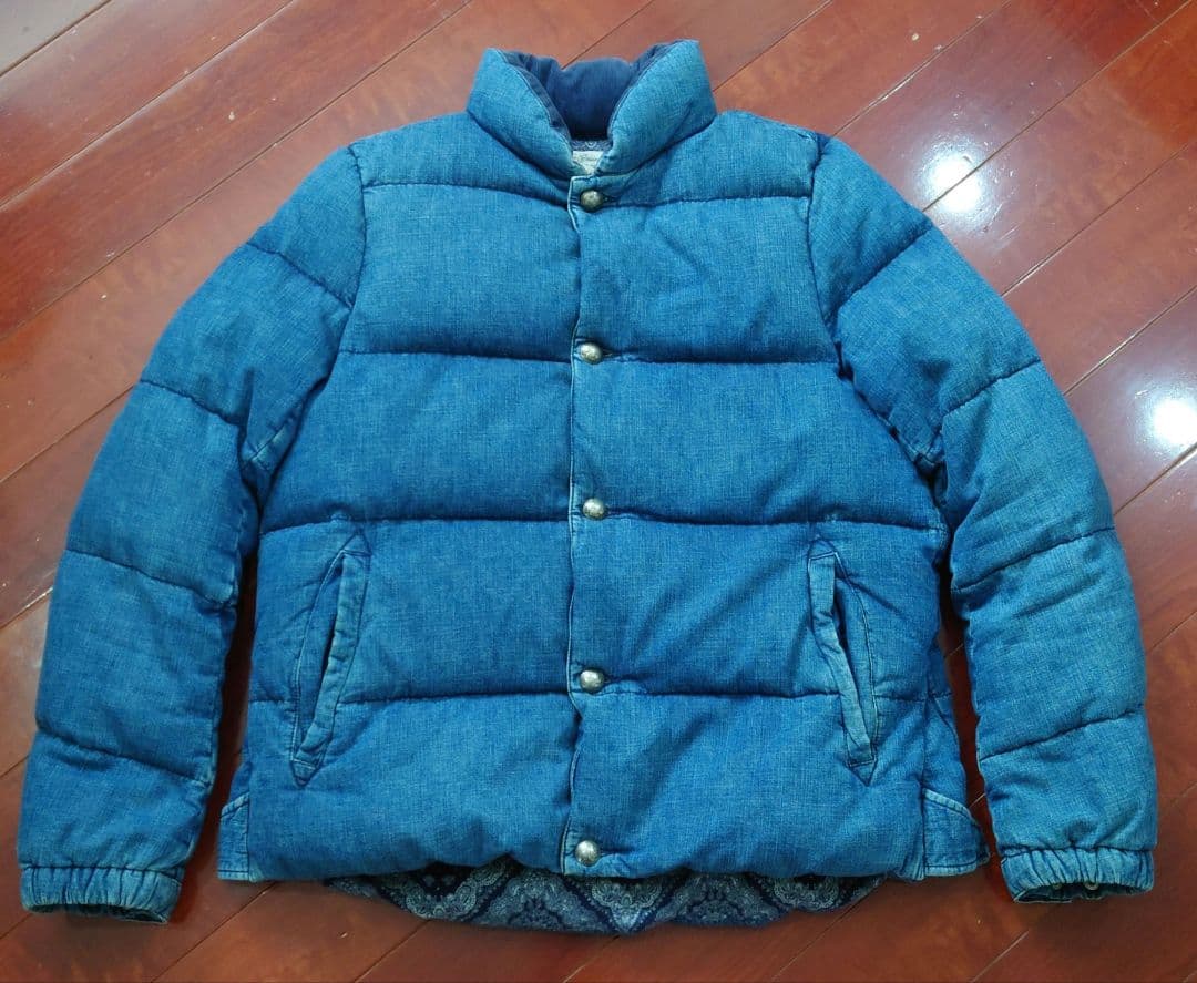 レミレリーフ (REMI RELEAF) デニム ダウンジャケット Lサイズ