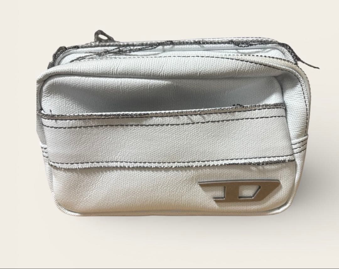 【良品】DIESEL ディーゼル　コーテッドキャンバス　ウエストバッグ