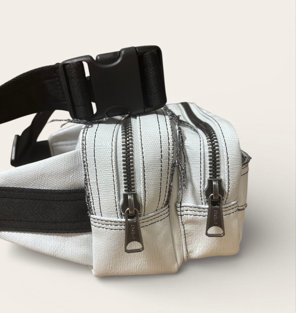 【良品】DIESEL ディーゼル　コーテッドキャンバス　ウエストバッグ